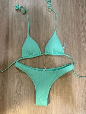 Mint colored bikini